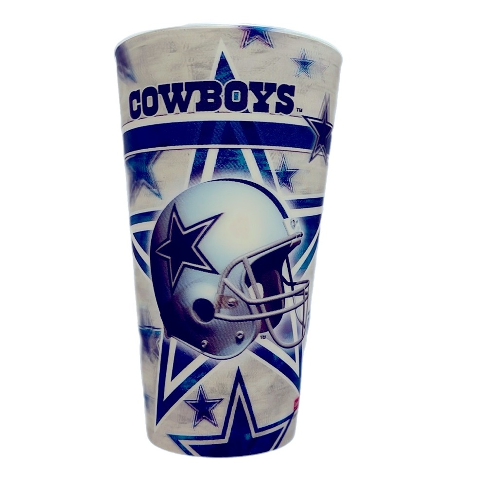 2006 Dallas Cowboys reusable plastic holographic cup